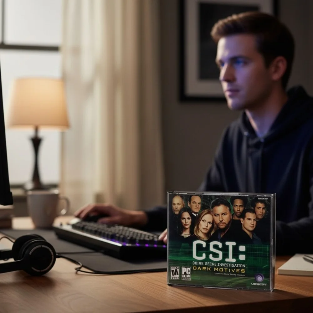 CSI: Crime Scene Investigation Dark Motives (PC CD-ROM 2004) Ubisoft Interactive